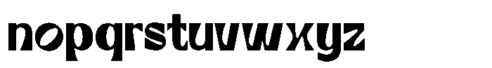 Kiteflight Font LOWERCASE