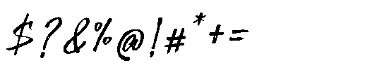Kiteform Regular Font OTHER CHARS
