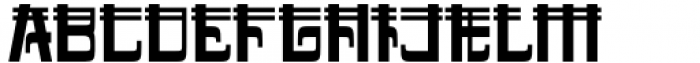 Kitetsu Faux Regular Font UPPERCASE