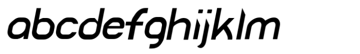 Kithan Semi Light Italic Font LOWERCASE