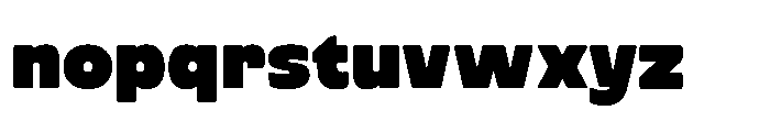 Kitora Font LOWERCASE