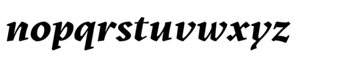 Kitsch Bold Italic Font LOWERCASE