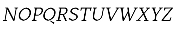 Kitsch Text Book Italic Font UPPERCASE