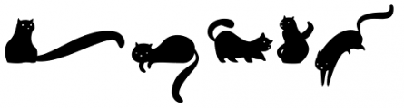Kitten Dingcats Font UPPERCASE