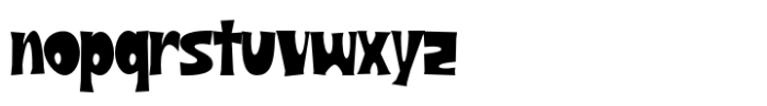 Kittenish Medium Font LOWERCASE