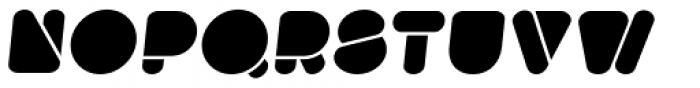 Kittle Round Oblique Font UPPERCASE