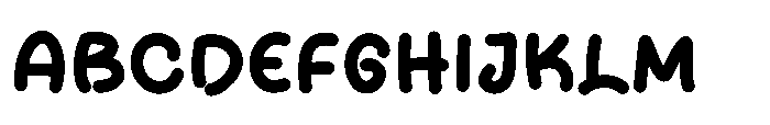 Kitty Meow Font UPPERCASE