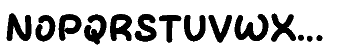Kitty Meow Font UPPERCASE