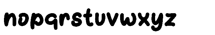 Kitty Meow Font LOWERCASE
