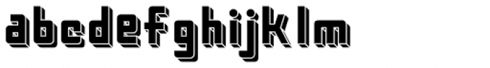 Kiub Rounded Solid Font LOWERCASE