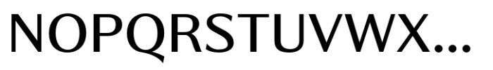 Kiva Sans Regular Font UPPERCASE