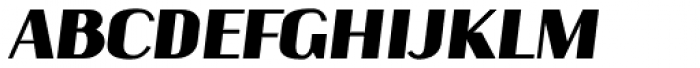 Kiyana Display Black Oblique Font UPPERCASE