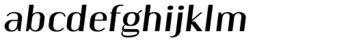 Kiyana Display Medium Oblique Font LOWERCASE