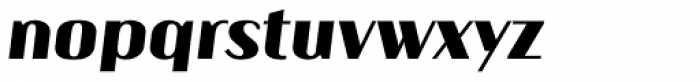 Kiyana Display Ultra Bold Oblique Font LOWERCASE