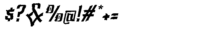 Kiyomori Italic Font OTHER CHARS