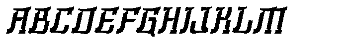 Kiyomori Italic Font UPPERCASE