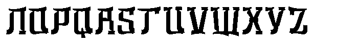 Kiyomori Regular Font UPPERCASE