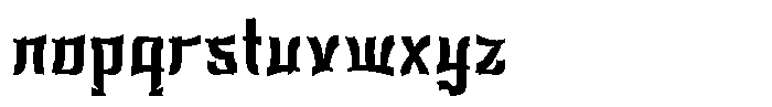 Kiyomori Regular Font LOWERCASE