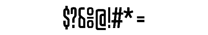 Kicker Bold Instance Font OTHER CHARS