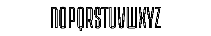 Kicker Inline Instance Font UPPERCASE