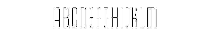 Kicker Light Instance Font UPPERCASE
