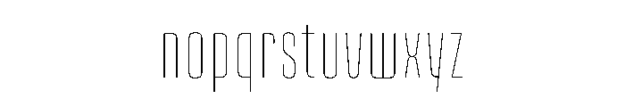 Kicker Light Instance Font LOWERCASE