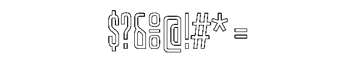 Kicker Outline Instance Font OTHER CHARS