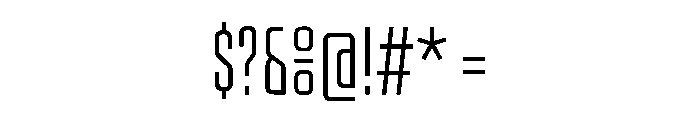 Kicker Regular Instance Font OTHER CHARS