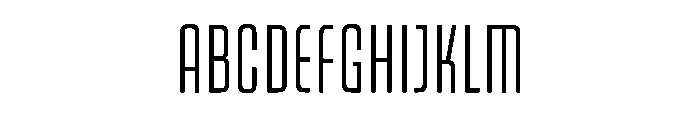 Kicker Regular Instance Font UPPERCASE