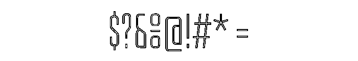 Kicker Thinline Instance Font OTHER CHARS