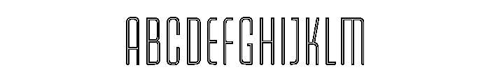 Kicker Thinline Instance Font UPPERCASE