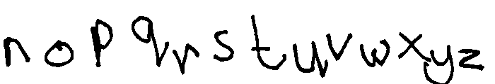 Kiddo Regular Font LOWERCASE