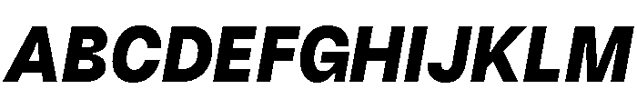 Kiffo BT Bold Italic Font UPPERCASE