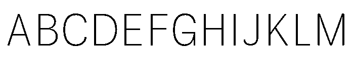 Kiffo BT ExtraLight Font UPPERCASE