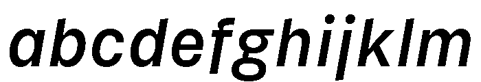 Kiffo BT Medium Italic FONT