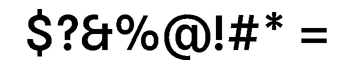 Kiffo BT Medium Font OTHER CHARS
