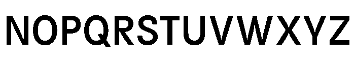 Kiffo BT Medium Font UPPERCASE