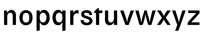 Kiffo BT Medium Font LOWERCASE