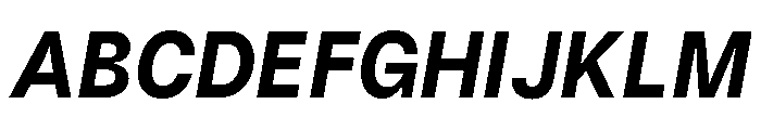 Kiffo BT SemiBold Italic Font UPPERCASE