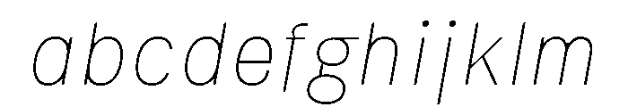 Kiffo BT Thin Italic FONT
