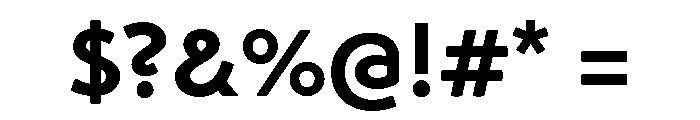 Kinetic Bold Font OTHER CHARS