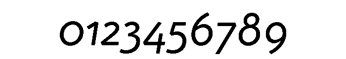 Kinetic Italic Font OTHER CHARS