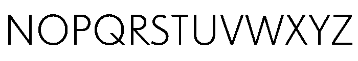 Kinetic Light Font UPPERCASE