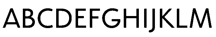 Kinetic Regular Font UPPERCASE