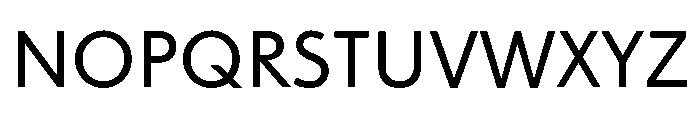 Kinetic Regular Font UPPERCASE