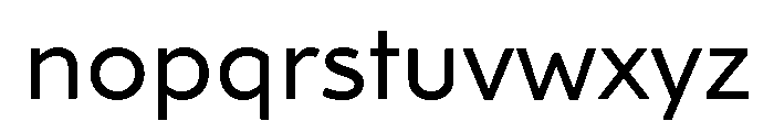 Kinetic Regular Font LOWERCASE