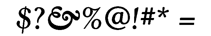 Kingsley BoldItalicSwash Font OTHER CHARS