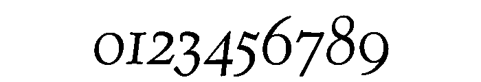 Kingsley LightItalicSwashOSF Font OTHER CHARS