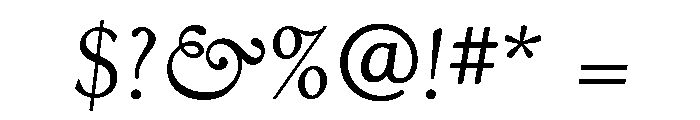 Kingsley LightItalicSwashOSF Font OTHER CHARS
