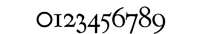 Kingsley LightOSF Font OTHER CHARS